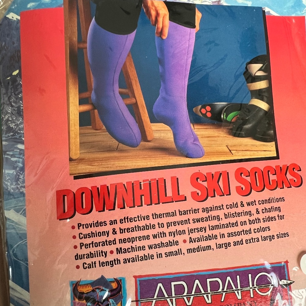 Brand New Neoprene Ski Socks